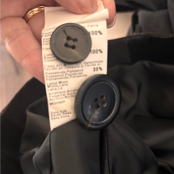 Women's IKKS Black and Gray Jacket Size 36 FR or Small USA - Picture 12 of 14